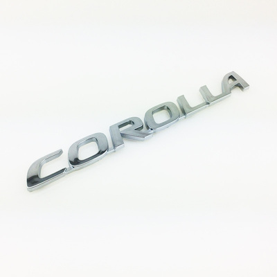 适用丰田卡罗拉corolla字母车标