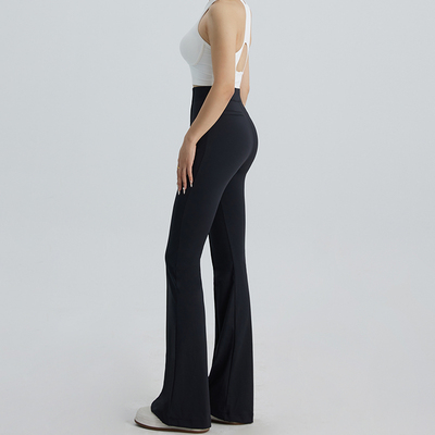 COFEIPARD2025新款黑色高腰提臀显瘦喇叭裤女秋季款弹力阔腿休闲