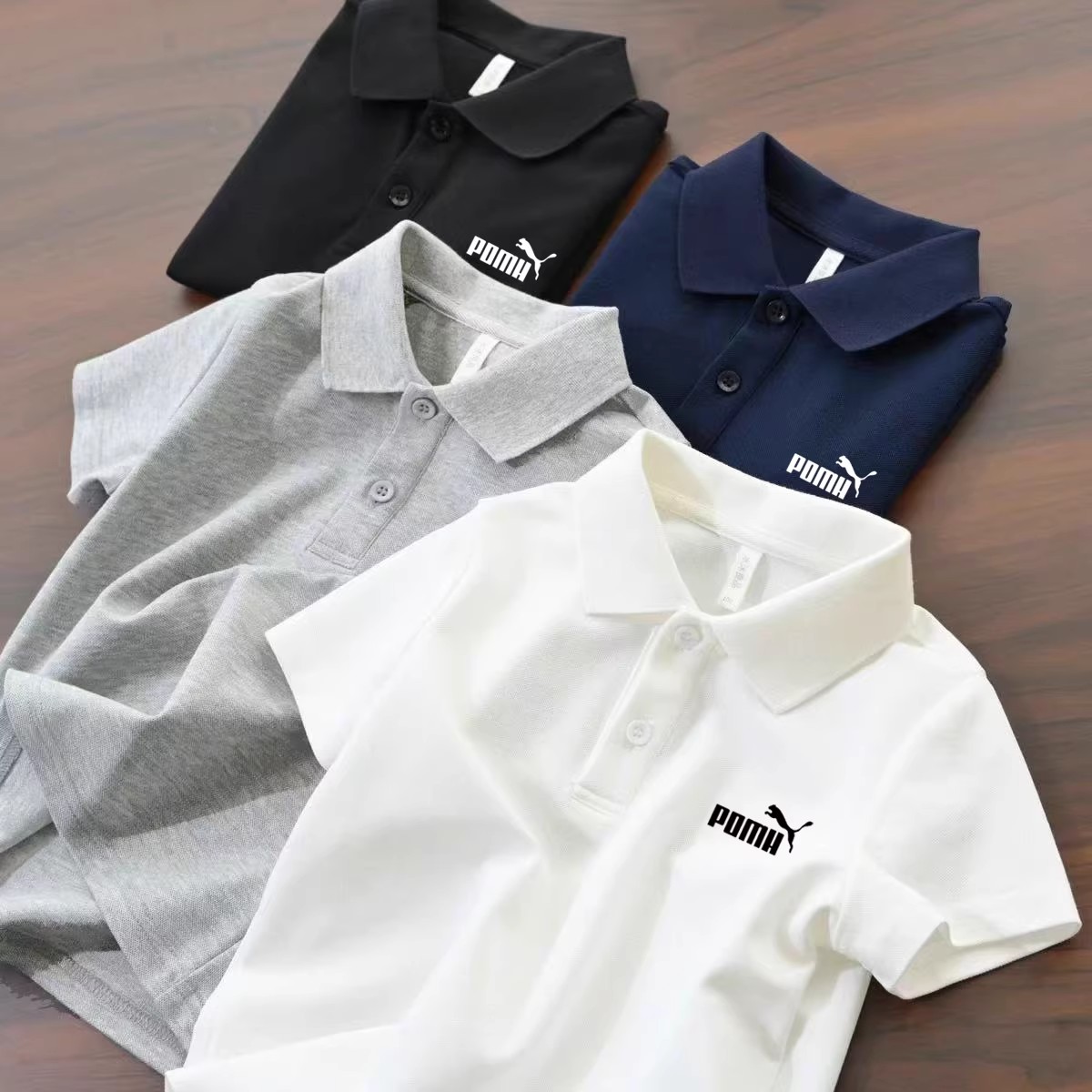 男童夏季2026新款纯棉短袖t恤儿童polo衫上衣中大男孩体恤潮牌图片