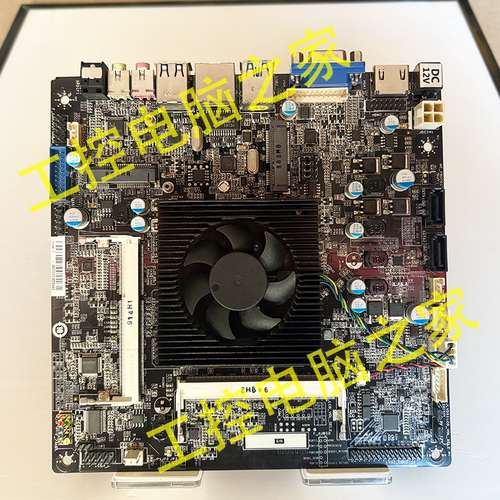 J3160/J1900工控机主板lvds一体机拆机迷你主板四核12VDC飞牛nas