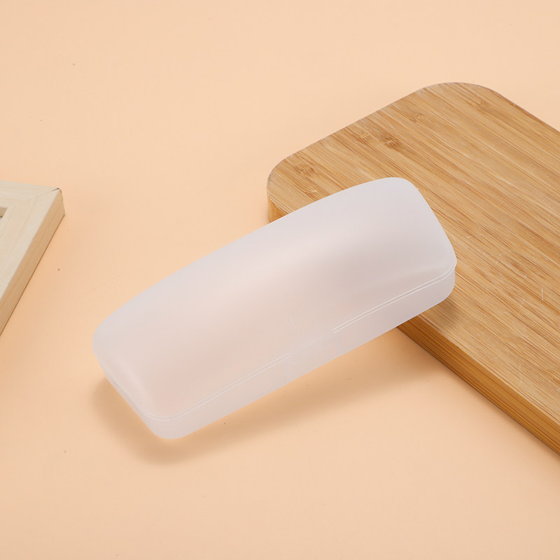 大号眼镜盒塑料太阳镜大框平光老花镜盒男女款时尚便携式大透明盒