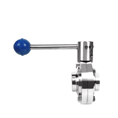 304华梁中国大陆卫生对焊蝶阀