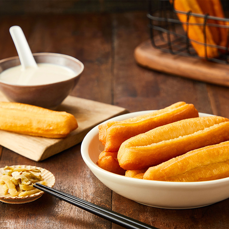 千味央厨安心火锅豆浆油条450g*3袋小油条半成品包邮 早餐食材