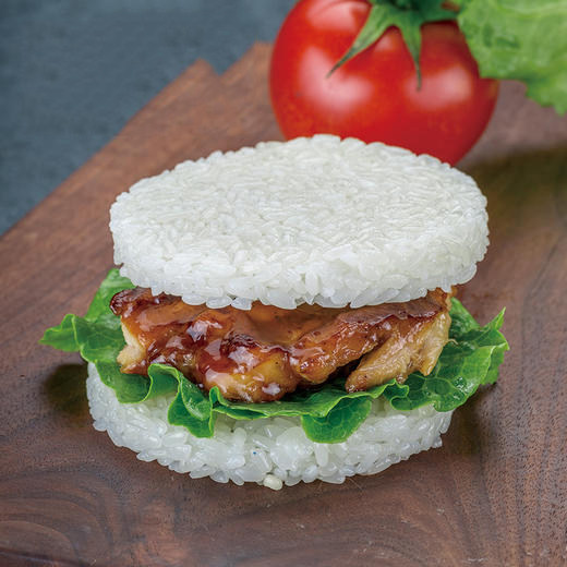 乐肴居照烧鸡排米汉堡美味早餐食品微波加热5份装营养即食成人款