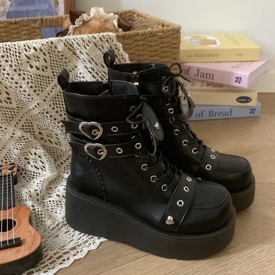 2025秋季新款橡胶交叉绑带中筒靴