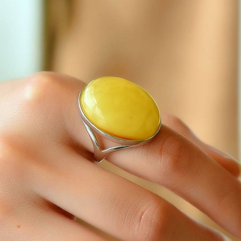 男女款S925纯银DIY镶嵌戒指空托