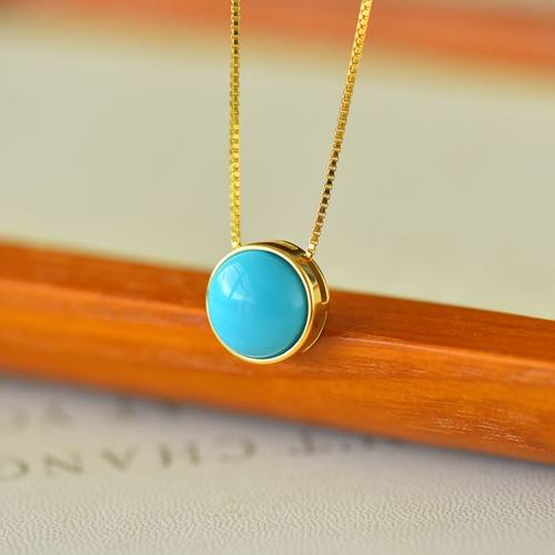 女款S925纯银DIY镶嵌吊坠空托