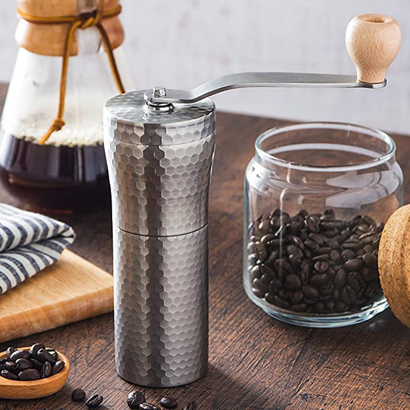 日本进口川崎家用小型手冲手动手摇式冲咖啡豆磨豆机研磨器器具