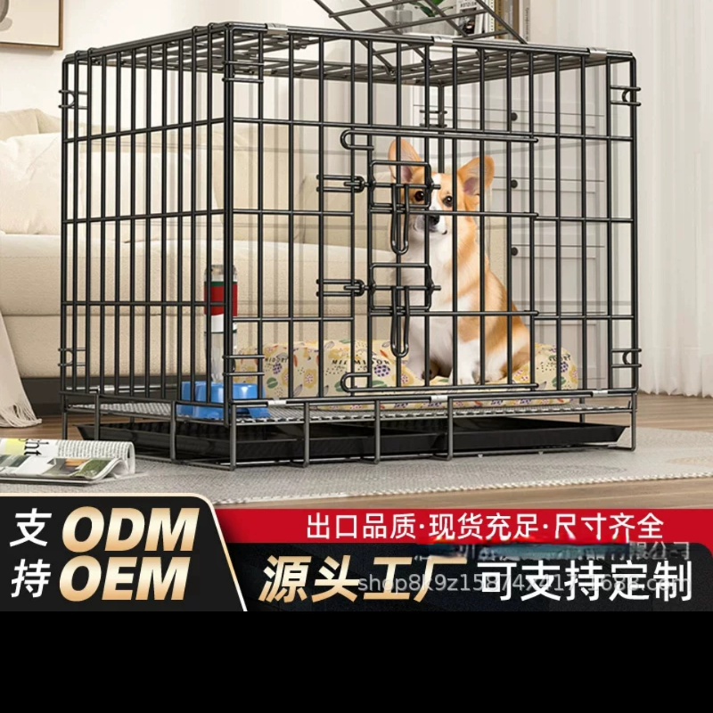 狗笼猫笼小中型犬狗笼子折叠铁丝宠物笼狗狗运输笼猫狗屋宠物窝