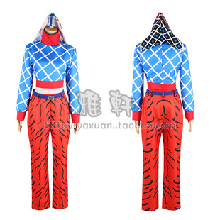 雅轩cos服 JOJO的奇妙冒险-盖多·米斯达 新品