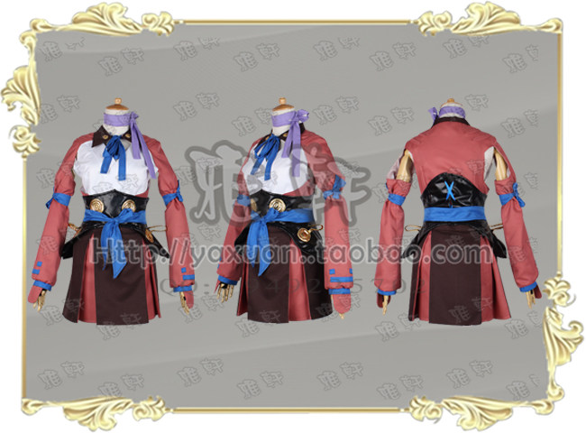 雅轩cosplay服装 甲铁城的卡巴内瑞 无名 新品
