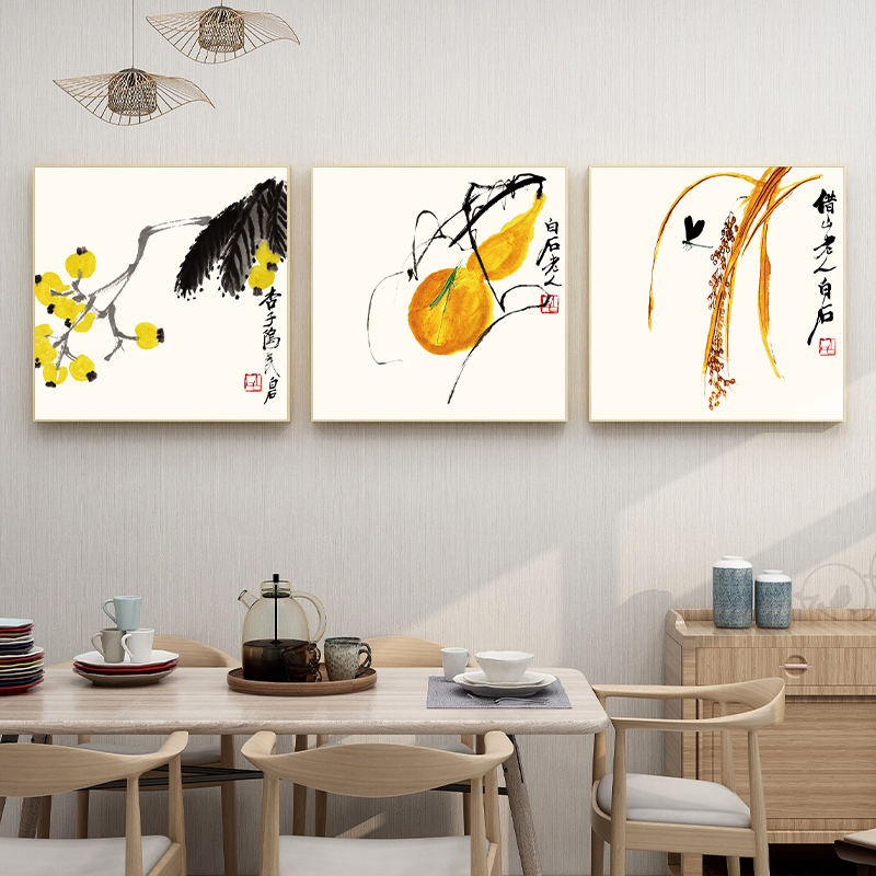 百特好福禄春华秋实新中式风挂画