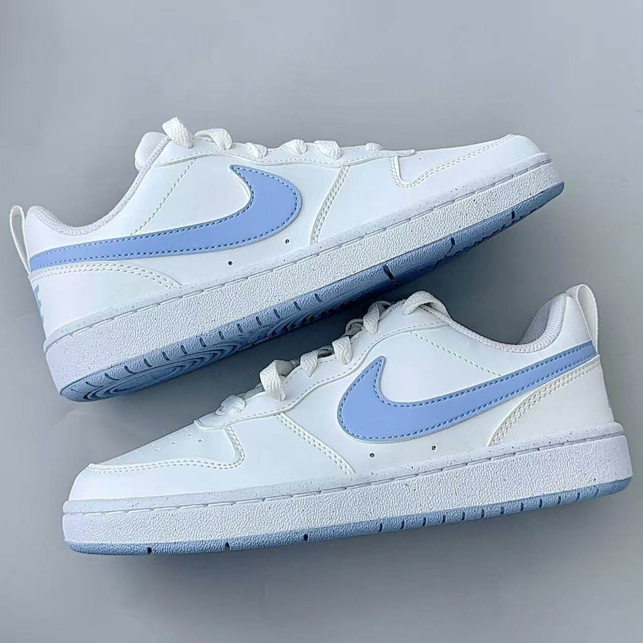 Nike耐克Court Borough 女子小白鞋GS休闲百搭低帮板鞋DV5456-103