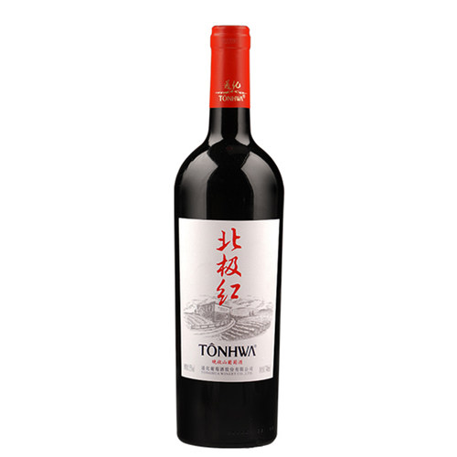 通化葡萄酒 北极红晚收甜红葡萄酒15度740ml*1瓶 商务宴请送礼