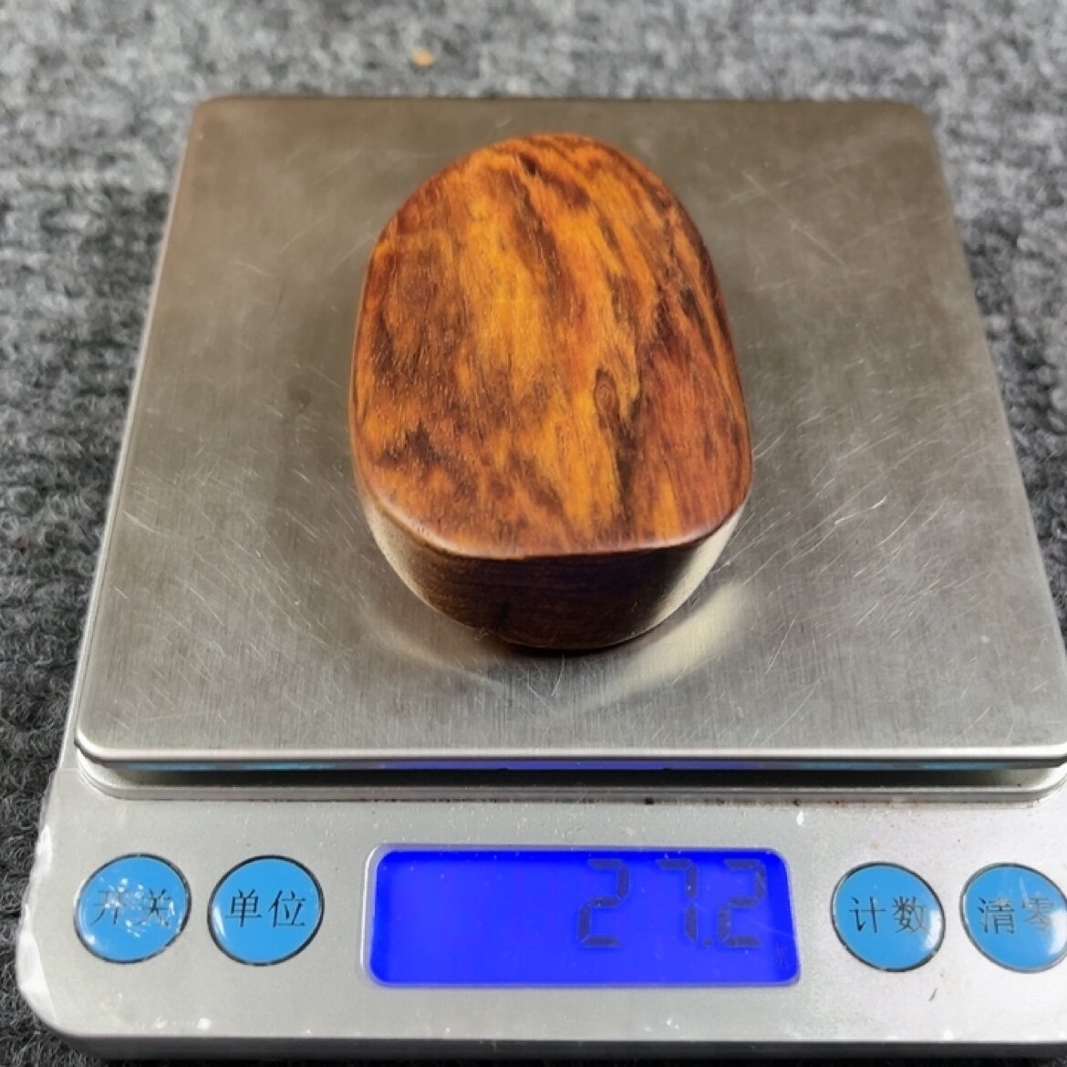 海南黄花梨老料（降香黄檀）精品手把件/平安无事牌