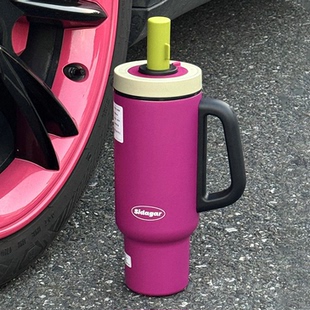 世大家冰霸杯子保温杯速开巨无霸吸管大容量水杯女高颜值便携