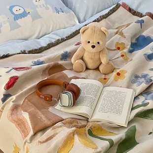 MhappyManner原创秘境小马艺术柔软毛毯挂毯沙发毯针织盖毯空调毯