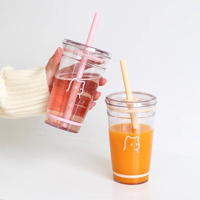 素生家居Tritan吸管杯高颜值