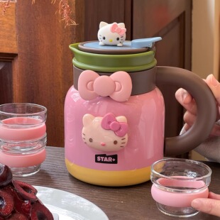 世大家焖茶保温杯壶大容量茶水分离办公室桌面泡茶杯子中古风2025