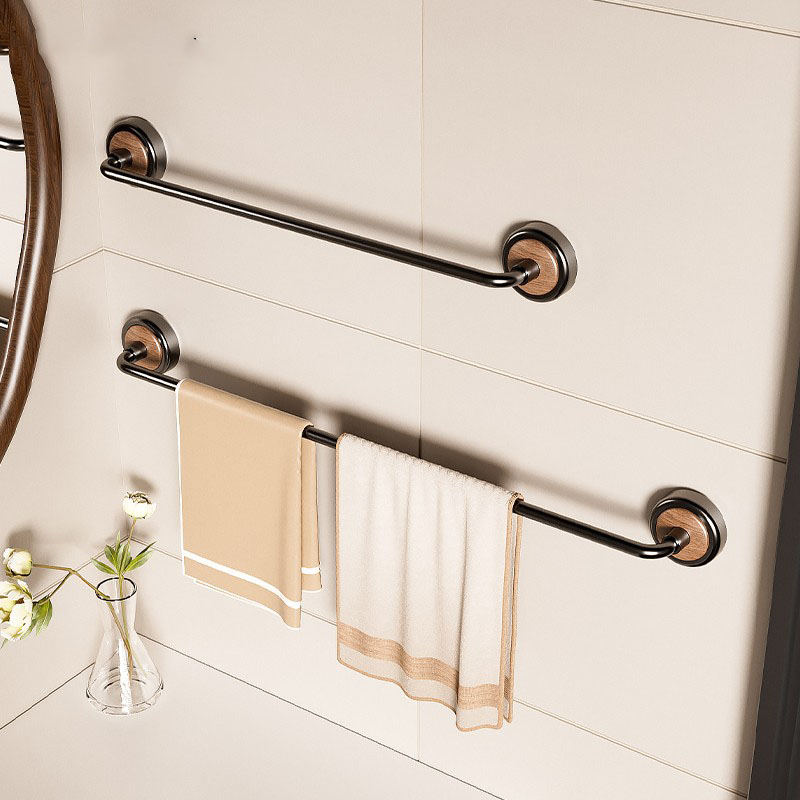 毛巾架吸盘卫生间壁挂式不锈钢浴室免打孔毛巾挂杆浴巾收纳置物架