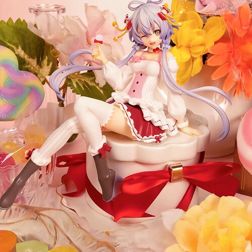 美女手办坐姿洛天依压泡面动漫周边女生可爱二次元模型送男友摆件