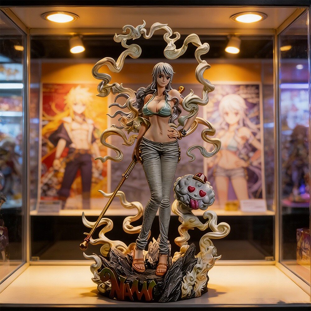 海贼王美女手办LY尼卡娜美二次元动漫模型摆件景品雕像送男友礼物