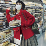 现货有买秀冬装小个子短款毛呢外套B228-A182-P165控248，女装毛呢外套，浙宝228