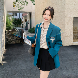 【大货】春季克莱因蓝小西装外套A678-P105控168图片