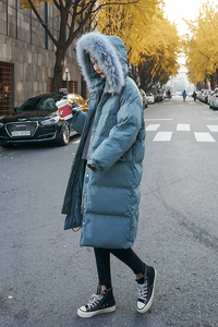 现货 跑量款 冬季新款中长款大毛领衣服228-883-P135控198图片