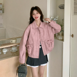 【新品】2026新款A677皮衣外套P160-K258，女装短外套，浙宝228