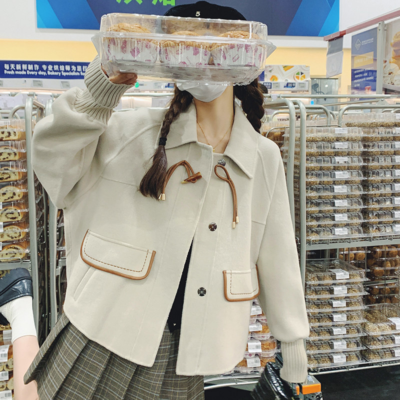 现货有买秀冬装小个子短款毛呢外套B228-A182-P165控248,女装毛呢外套,浙宝228