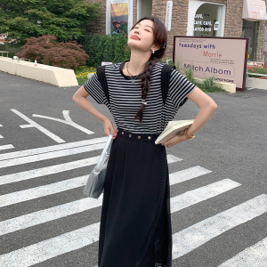 现货 夏季新款T恤网纱裙两件套B228-A557-P125控178,女装套装/套裙,浙宝228