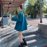 口袋贴标浪漫风静奢风西装领西装时尚炸街百搭小西装春秋气质网红，女装西装，浙宝228