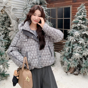【新品现货】 定制印花连帽50绒羽绒服B228-A658-P250控358图片