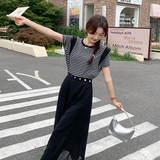 现货夏季新款T恤网纱裙两件套B228-A557-P125控178，女装套装/套裙，浙宝228