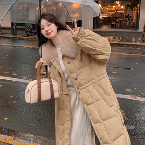 年货节主推 3000件现货 大毛领羽绒服228-A508-P270控398图片