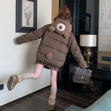 【现货】新图一组，90绒白鸭绒中长款羽绒服228-A657-P320控468，女装羽绒服，浙宝228