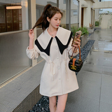 【现货+买秀】2025春季减龄收腰风衣外套228-A126-P130控188，女装风衣，浙宝228