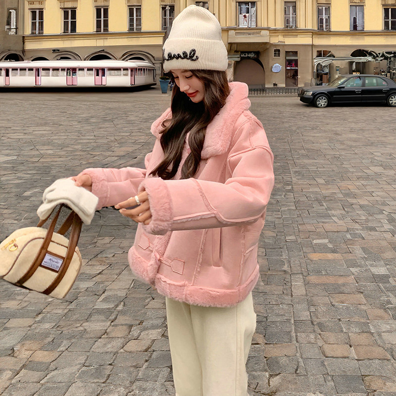 【现货】有买秀皮毛一体外套228-A521-P170控258,女装棉衣/棉服,浙宝228