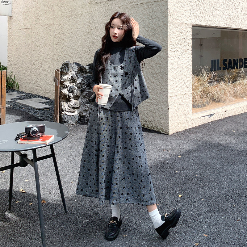 【大货】春装A674-P170-K278马甲+阔腿裤两件套，女装套装/套裙，浙宝228