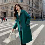 【现货】中长款双面羊毛大衣228-A664-P180控288，女装毛呢外套，浙宝228