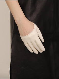 ENRICO BORINO · 羊皮革半掌皮手套 W13