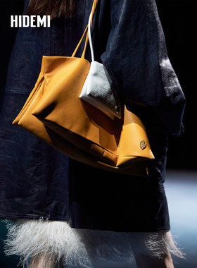 HIDEMI 大秀款bookbag系列经典长款手提包三层多种背法挎包通勤包
