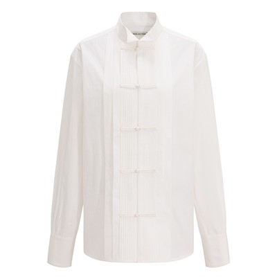 SAMUEL GUI YANG 26春夏系列 DOM SHIRT 棉麻盘扣新中式上衣W13