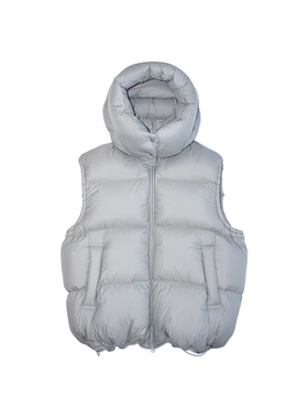 SYUGNA 25秋冬新品  泡芙无袖连帽羽绒马甲 W13