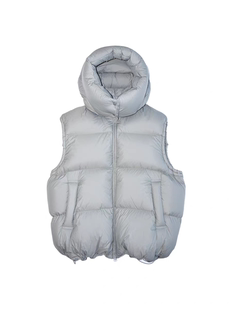 SYUGNA 25秋冬新品 泡芙无袖连帽羽绒马甲 W13