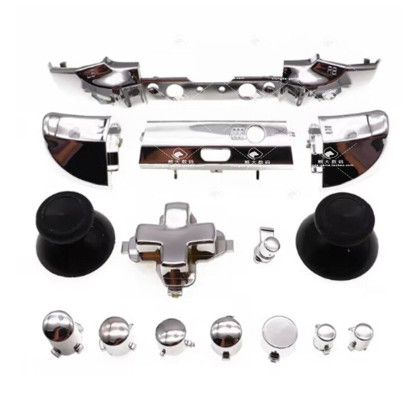 XBOXONE 슬림 핸들 버튼에 적합 전기 도금 버튼 15개 세트 XBOX ONE S 버튼 골드