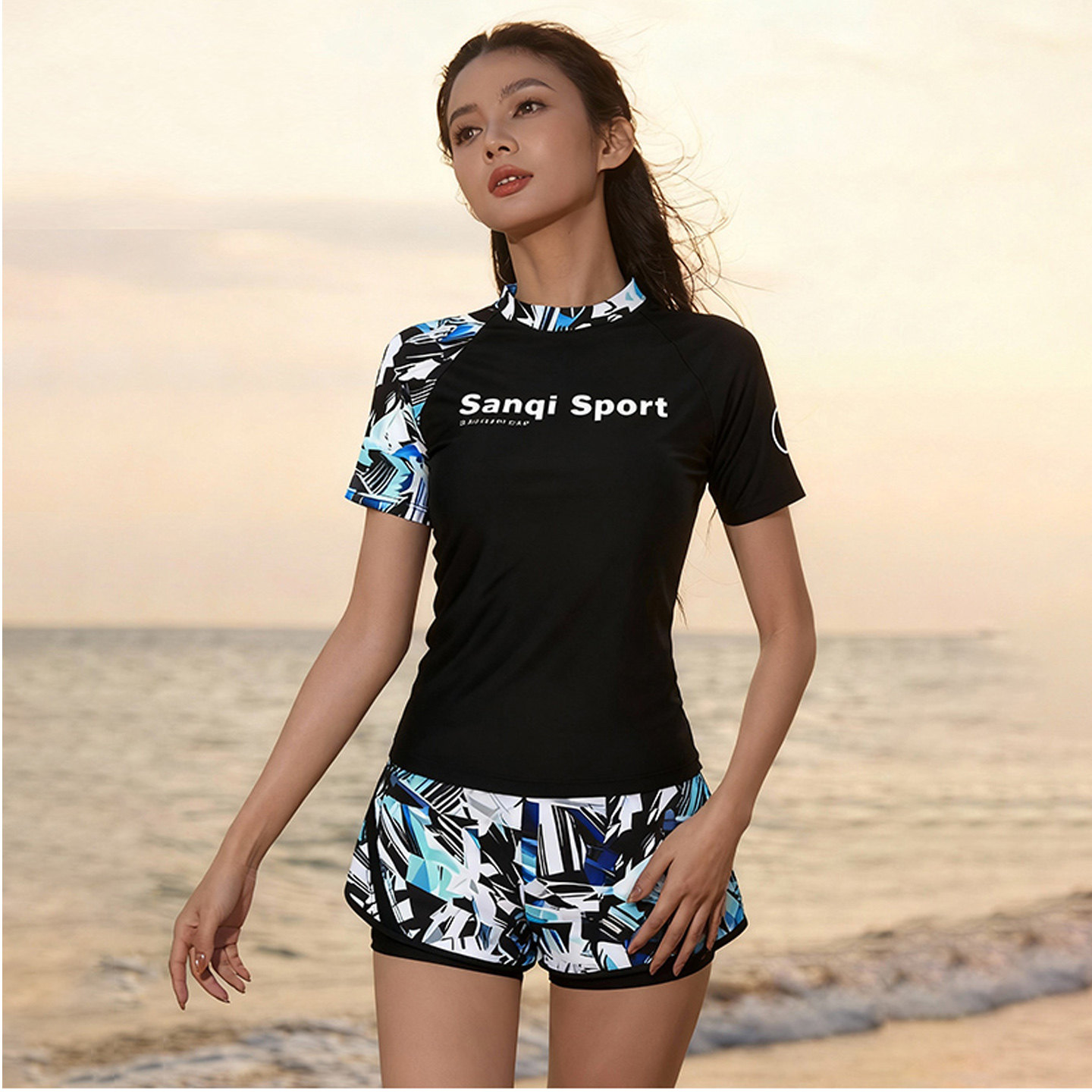 分体式女泳衣高级感2026新款保守显瘦遮肚子游泳馆专用泡温泉泳装