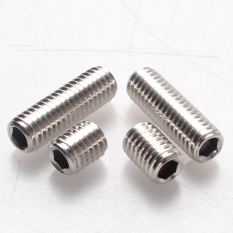 304不锈钢内六角凹端紧定螺钉m4*3/4/5/6/8/10 机米顶丝无头螺丝