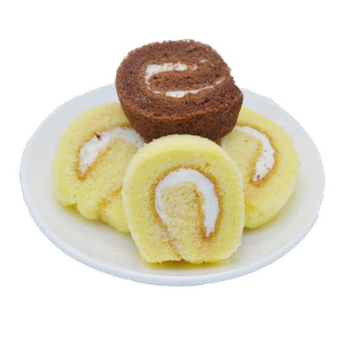 京隆食品法芙尼夹心奶油蛋糕瑞士卷2kg整箱独立包装休闲零食糕点